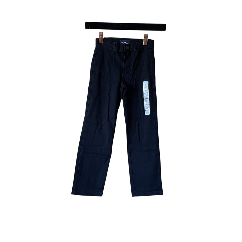 NWT Children’s Place Black Pants 6 Slim Adjustable Waist